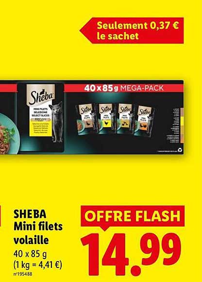 SHEBA Mini filets volaille