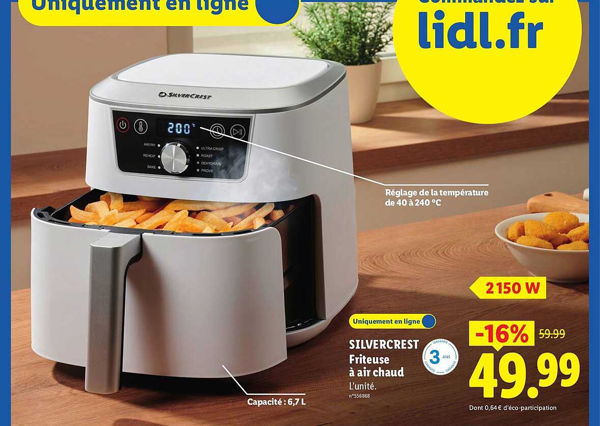 SILVERCREST Friteuse à air chaud
