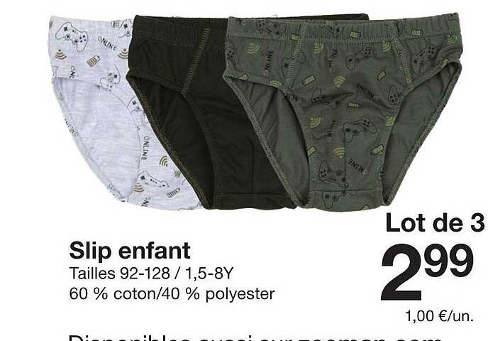 Slip enfant