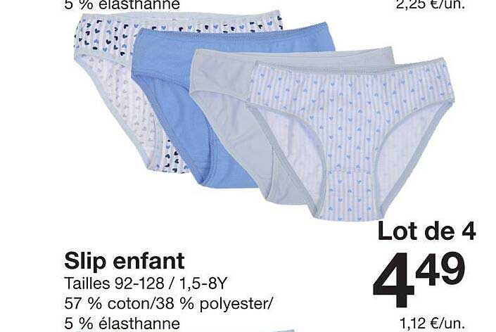 Slip enfant