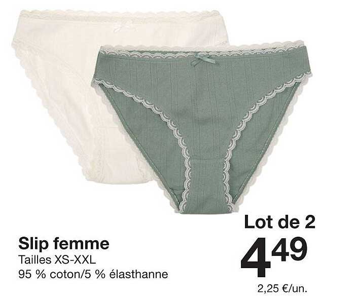 Slip femme