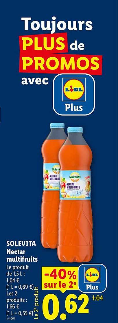 SOLEVITA Nectar multifruits