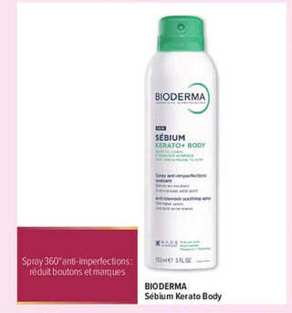 Spray 360° anti-imperfections réduit boutons et marques