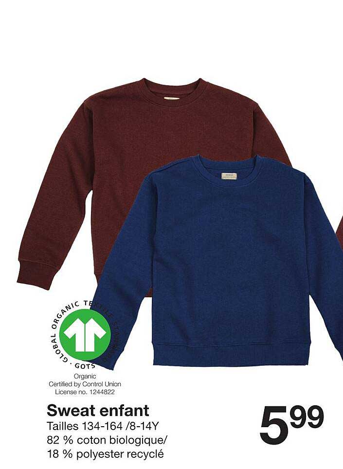 Sweat enfant