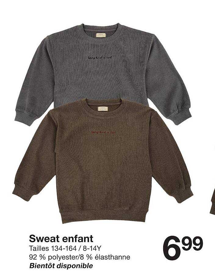 Sweat enfant