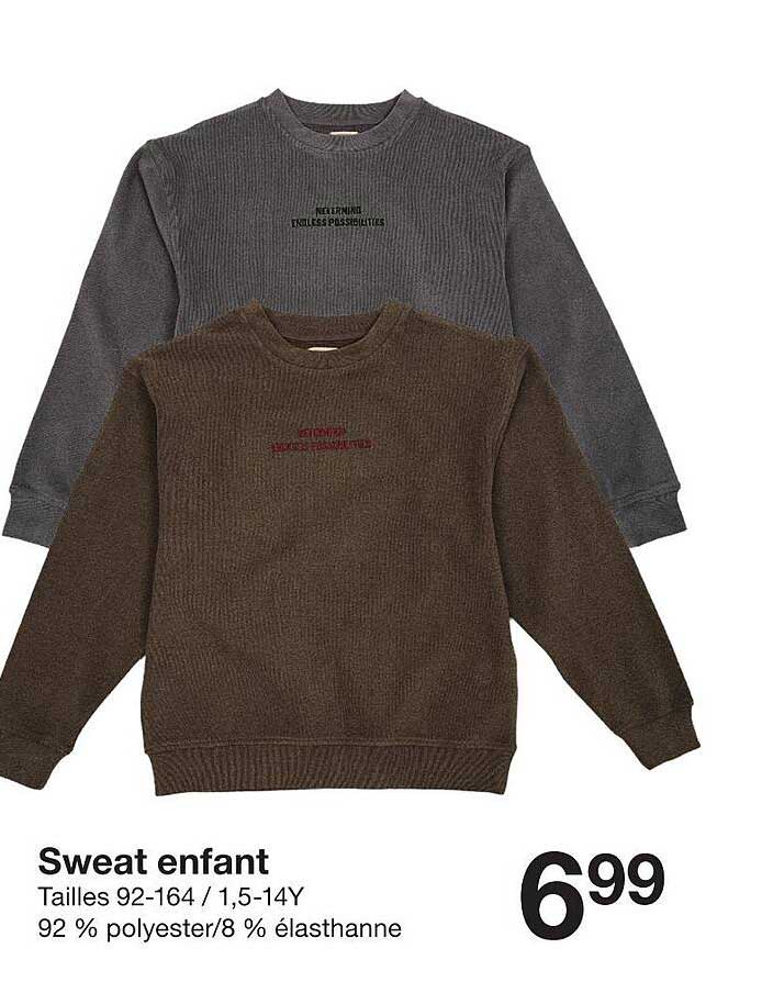 Sweat enfant