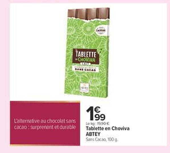 Tablette en Choviva ABTEY