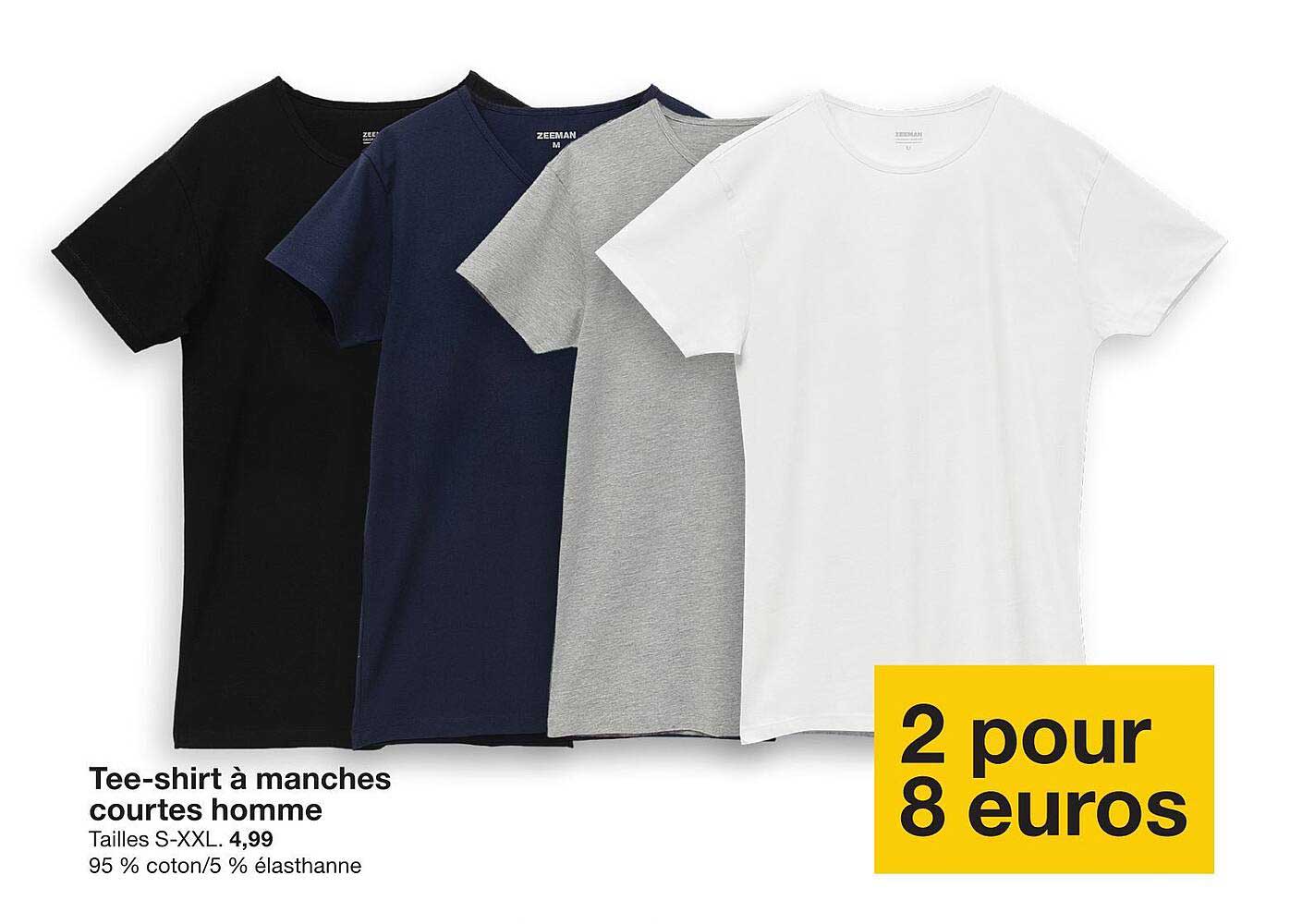 Tee-shirt à manches courtes homme