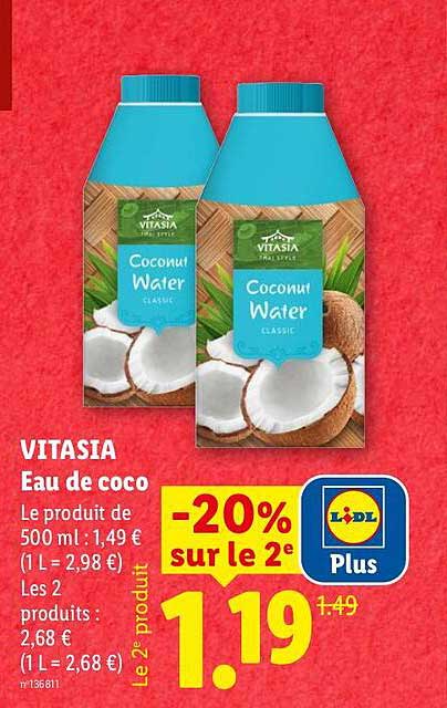 VITASIA Eau de coco