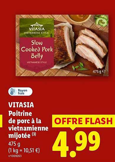 VITASIA Poitrine de porc à la vietnamienne mijotée