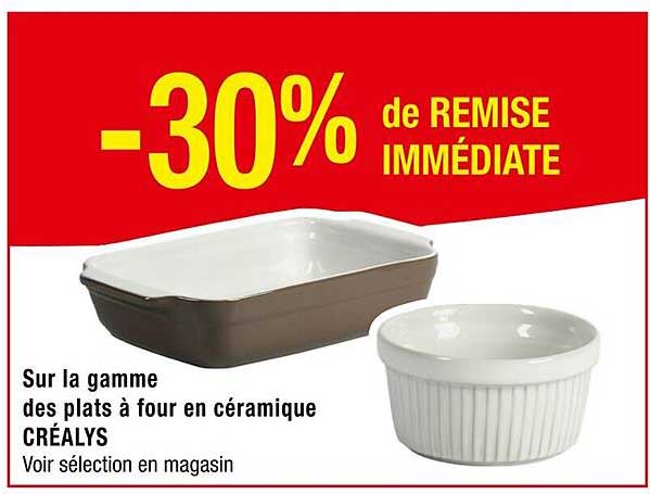des plats à four en céramique CRÉALYS