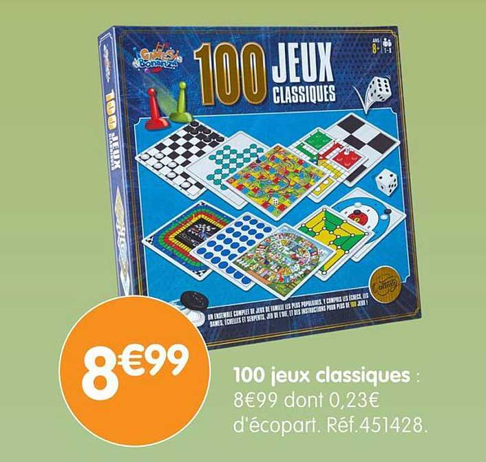 100 jeux classiques