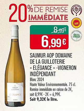 20% de remise immédiate