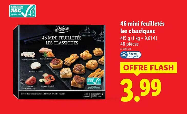 46 mini feuilletés les classiques