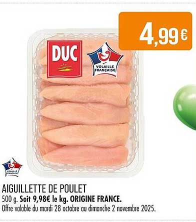 AIGUILLETTE DE POULET