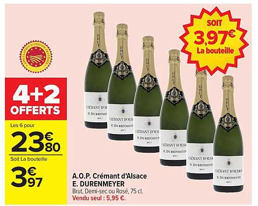 A.O.P. Crémant d'Alsace E. DURENMEYER