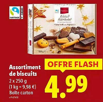 Assortiment de biscuits