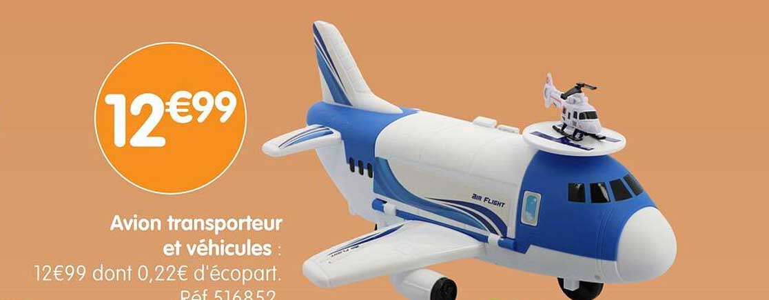 Avion transporteur et véhicules