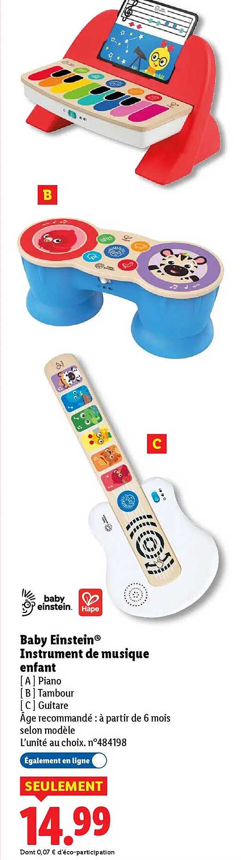 Baby Einstein® Instrument de musique enfant