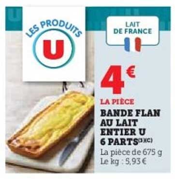 BANDA FLAN AU LAIT ENTIÈR U 6 PARTS