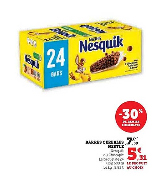BARRES CEREALES NESTLE