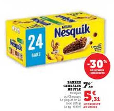 BARRES CÉRÉALES NESTLÉ