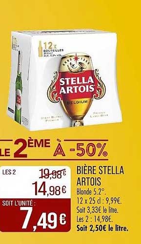BIÈRE STELLA ARTOIS