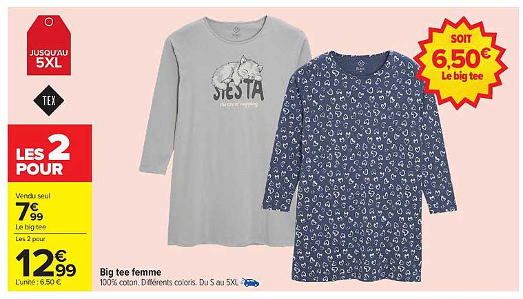 Big tee femme