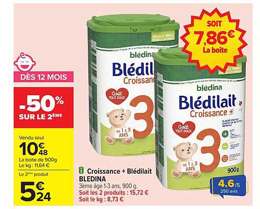 Blédilait Croissance BLEDINA