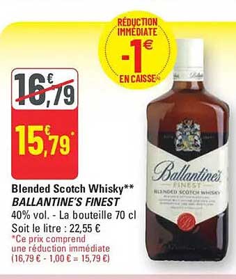 Blended Scotch Whisky** BALLANTINE'S FINEST