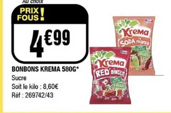 BONBONS KREMA 580G*