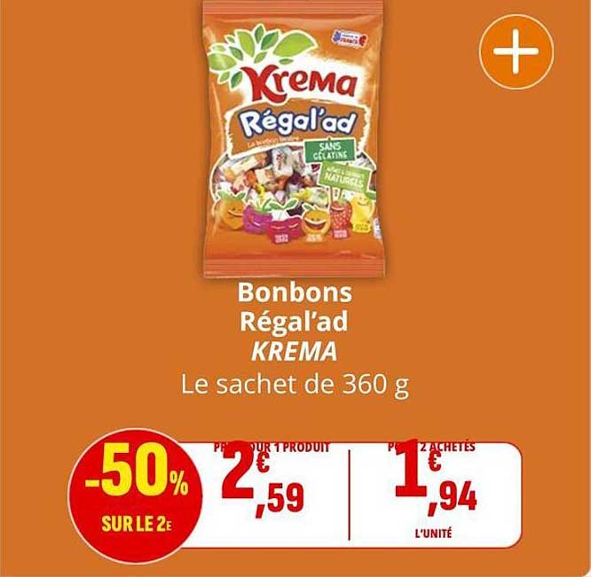 Bonbons Rég'al’ad KREMA