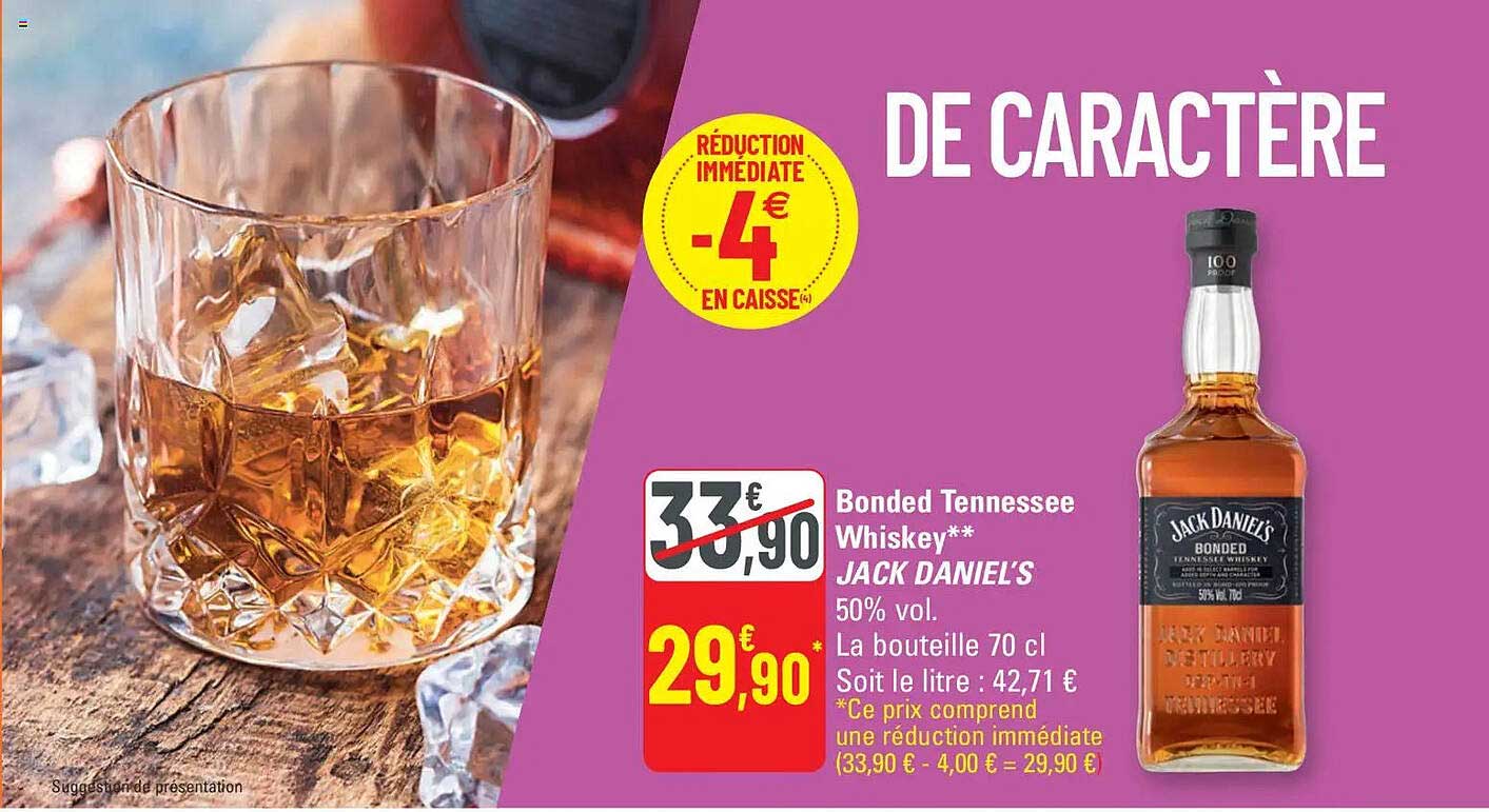 Bonded Tennessee Whiskey** JACK DANIEL'S