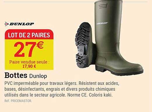 Bottes Dunlop