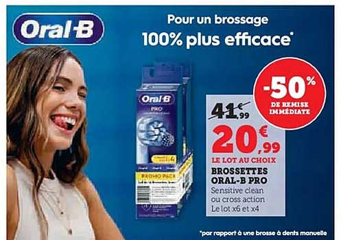 Brossettes Oral-B PRO