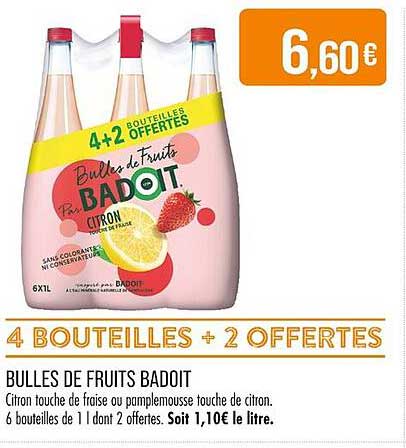 BULLES DE FRUITS BADOIT