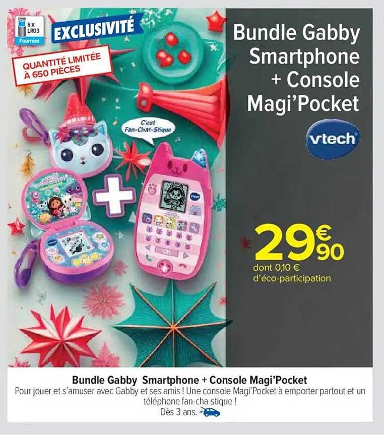 Bundle Gabby Smartphone + Console Magi’Pocket