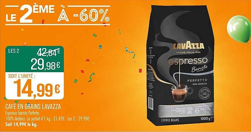 CAFÉ EN GRÂINS LAVAZZA