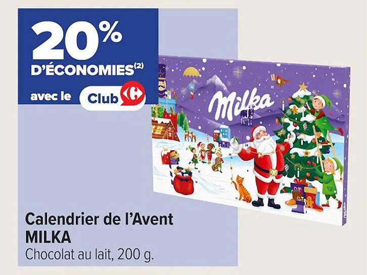 Calendrier de l’Avent MILKA