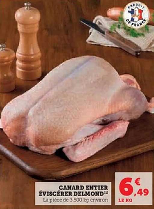CANARD ENTIER ÉVISCRÉR DELMOND