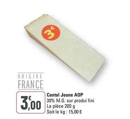 Cantal Jeune AOP