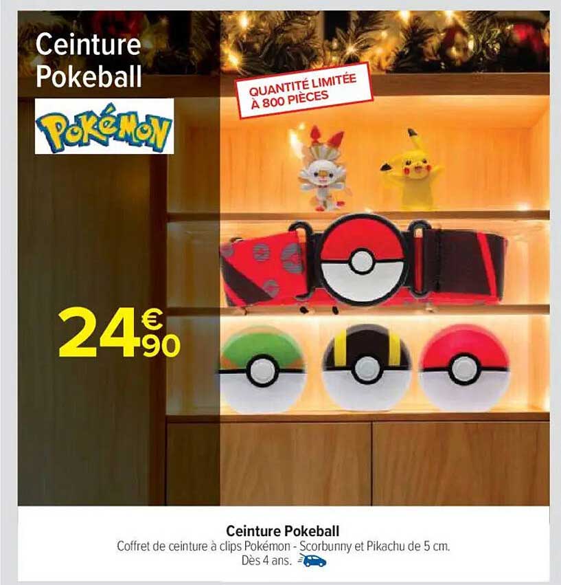 Ceinture Pokeball