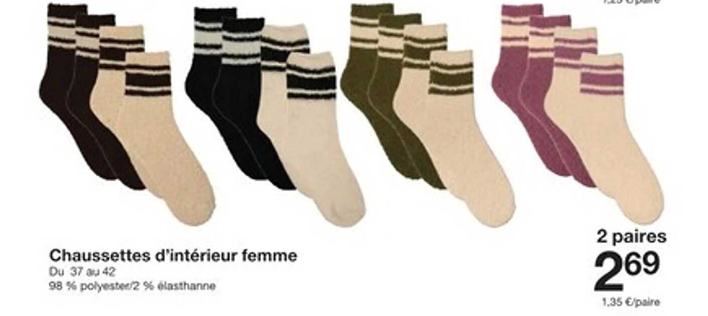 Chaussettes d’intérieur femme