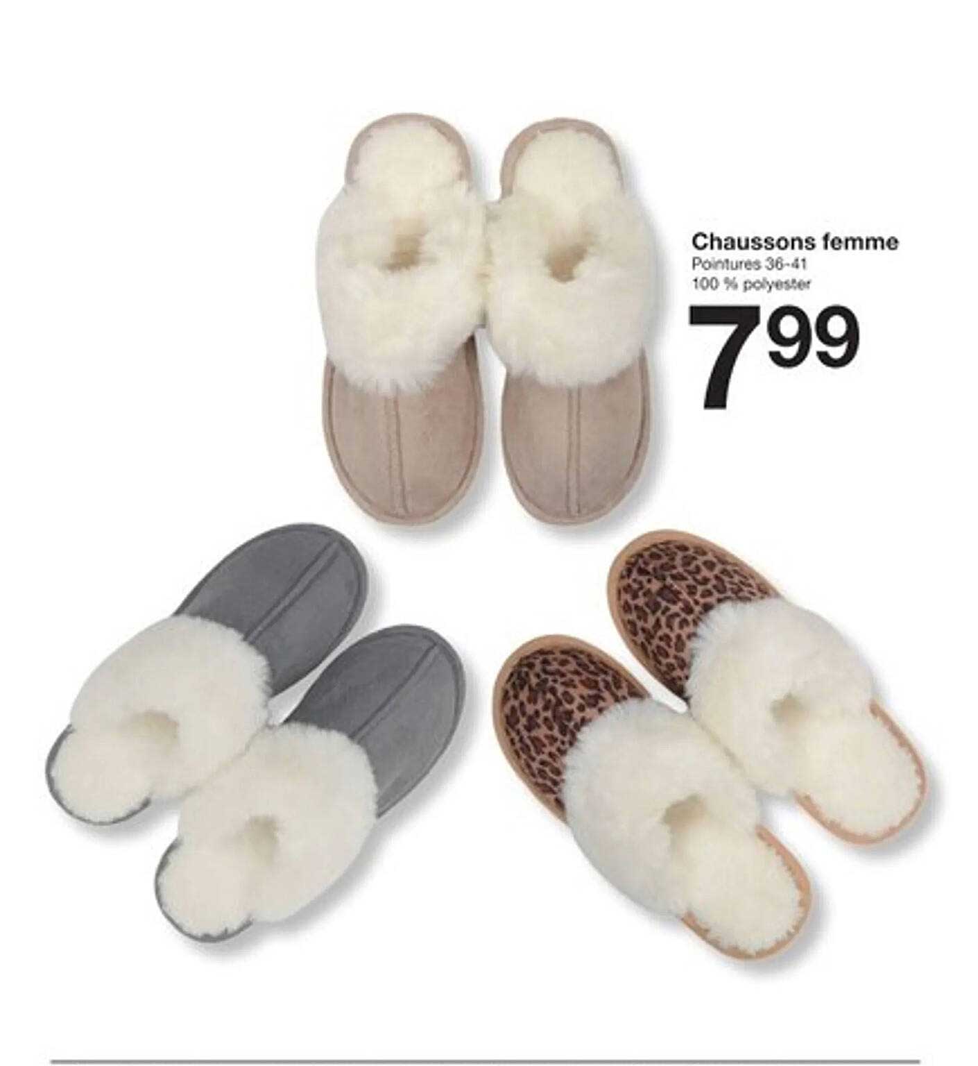 Chaussons femme