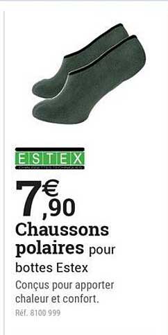 Chaussons polaires pour bottes Estex