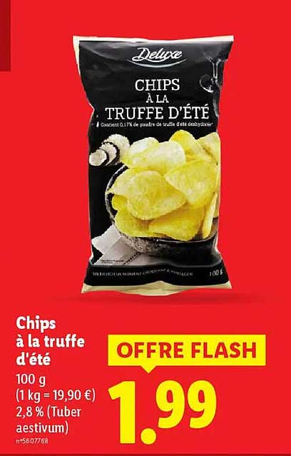Chips à la truffe d'été