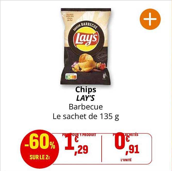 Chips LAY'S Barbecue