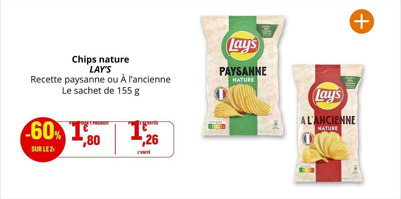 Chips nature LAY’S