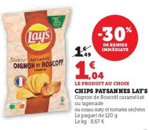 CHIPS PAYSANNES LAY'S