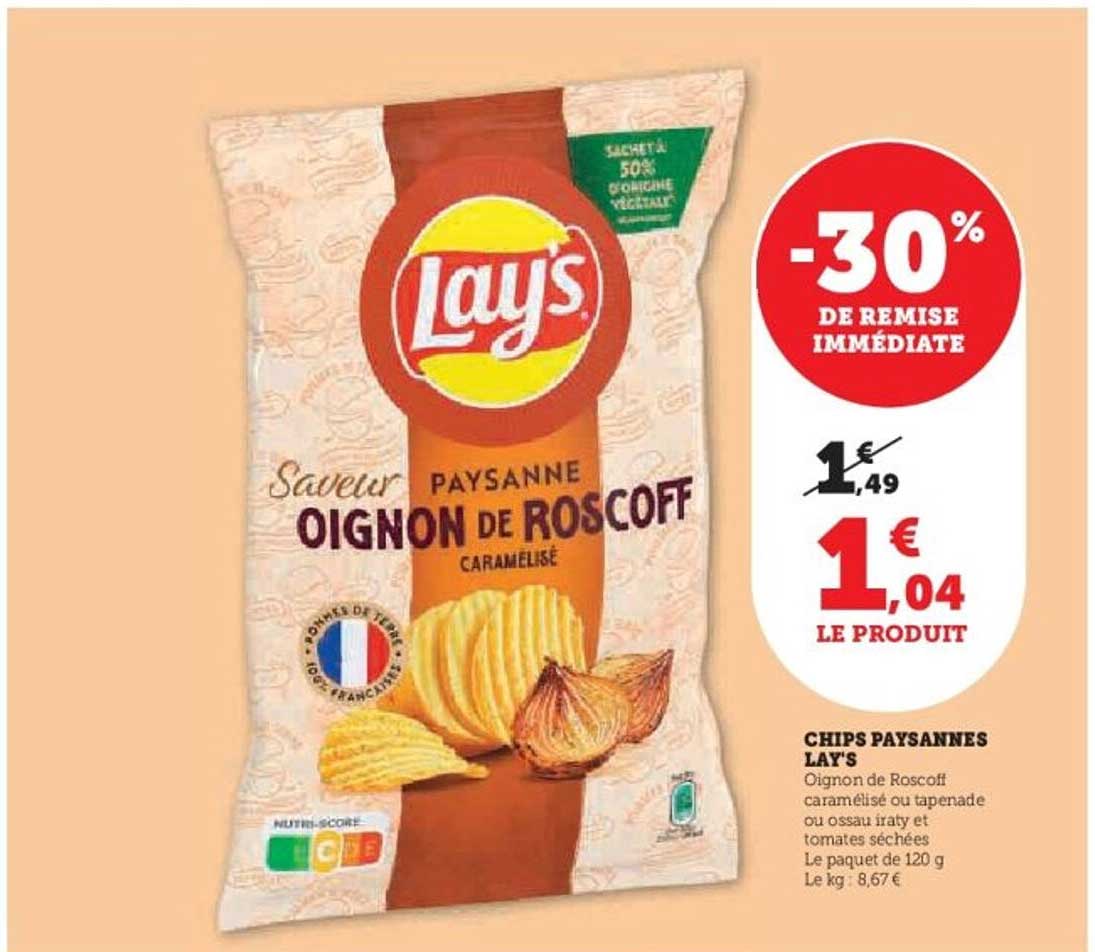 CHIPS PAYSANNES LAY'S